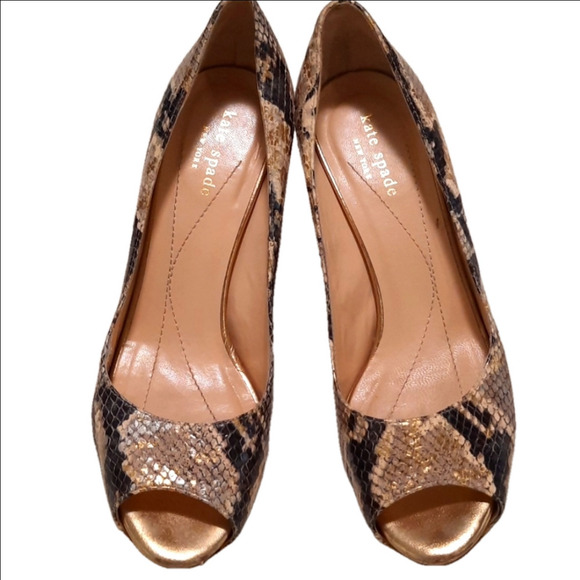 Kate Spade Snakeprint Shoes - Picture 1 of 7